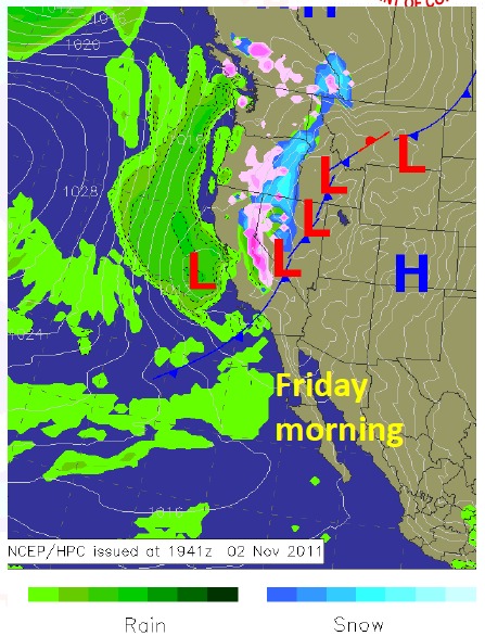 Friday cold front