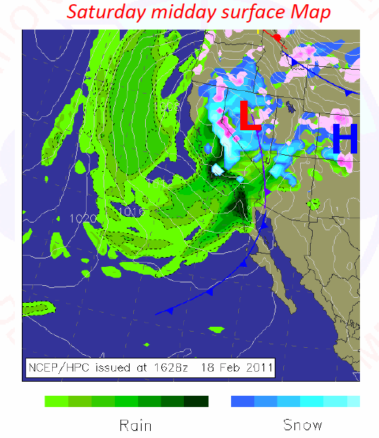 Saturday Storm Pattern