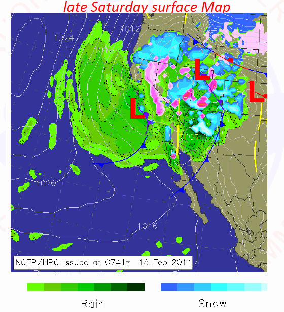 Saturday Evening Storm Pattern